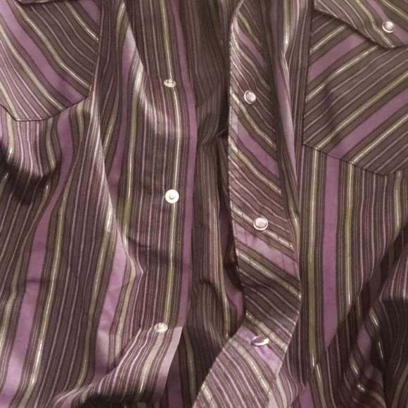 Mens wrangler western fashion dress shirt - Picture 3 of 3